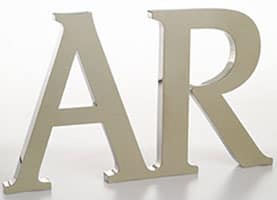 Letters ang numbers Custom Bronze Plaques