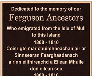 Clan-ferguson-cast bronze plaques Cast Bronze Plaques