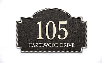 HASWARE House Number Sign 6 Inch Vintage Style - View #10