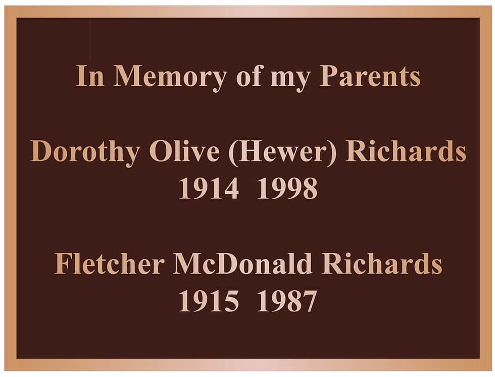 Bronze Memorial Plaques Bronze Plaques Near Me All Star Bronze